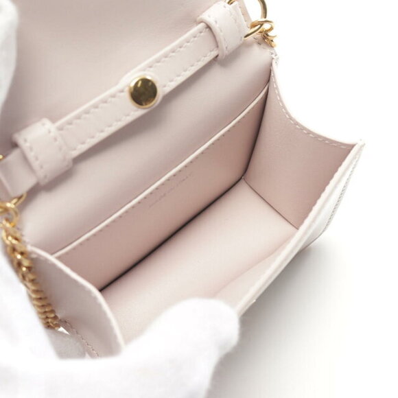 Celine Triomphe Shoulder Bag pink leather - Picture 3 of 5